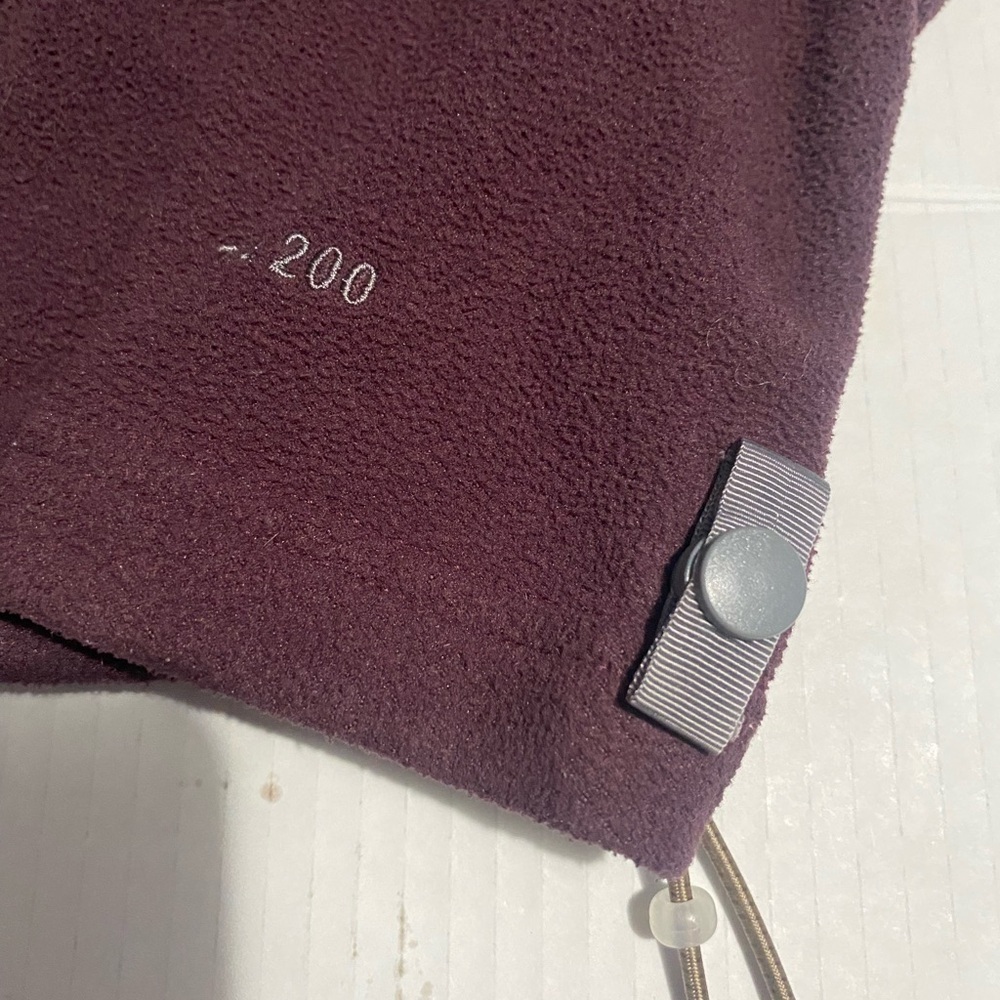 The North Face Purple Ski Jacket with Fleece Material and High Collar - Picture 2 of 15